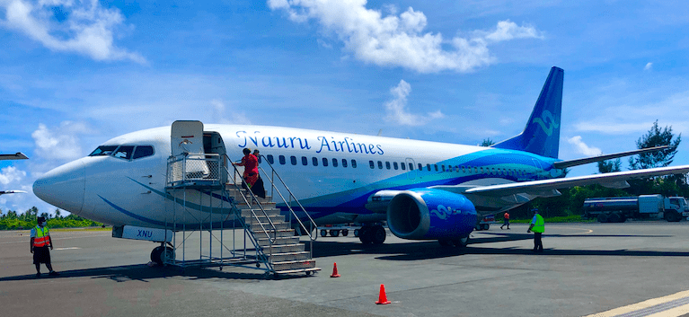 Avião Nauru Airlines